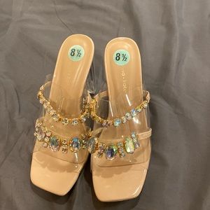 Olivia + Kate heeled sandals. Never worn